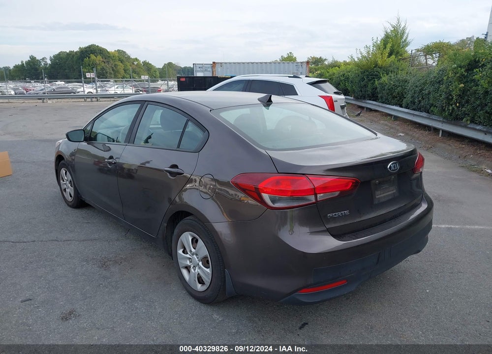 2017 KIA FORTE LX VIN: 3KPFK4A7XHE036336