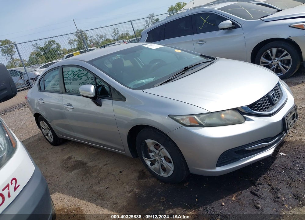 2014 HONDA CIVIC LX VIN: 19XFB2F50EE057039