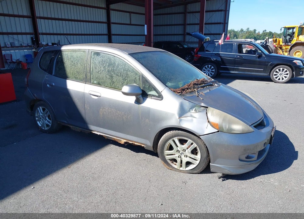 2007 HONDA FIT SPORT VIN: JHMGD37617S038865