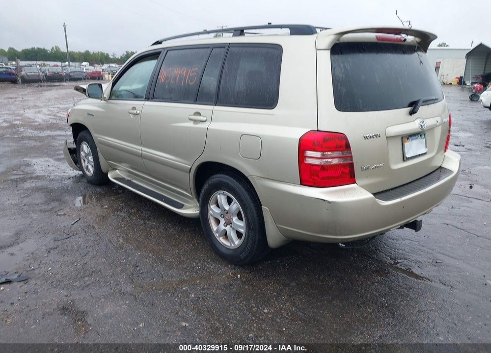 2003 TOYOTA HIGHLANDER LIMITED V6 VIN: JTEHF21AX30152713