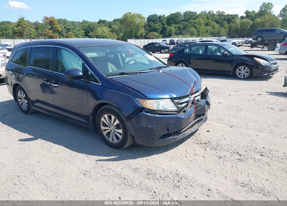 2016 HONDA ODYSSEY SE VIN: 5FNRL5H3XGB035053
