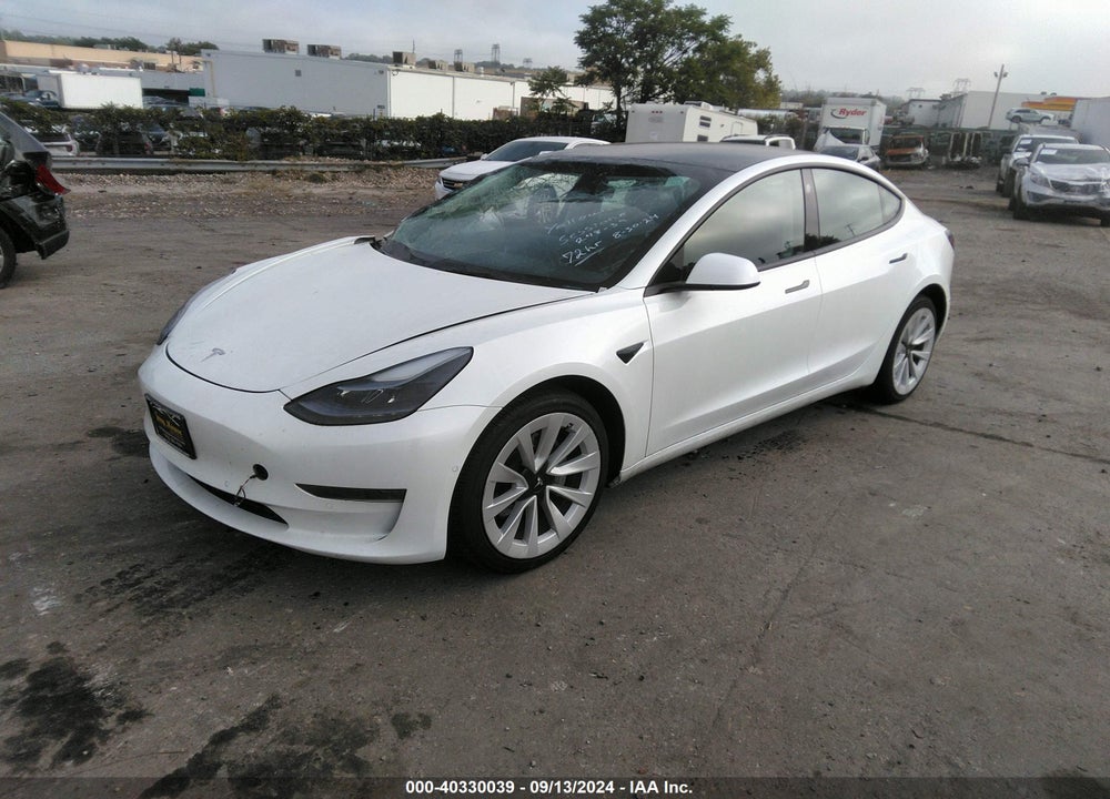 2022 TESLA MODEL 3 VIN: 5YJ3E1EA2NF286884
