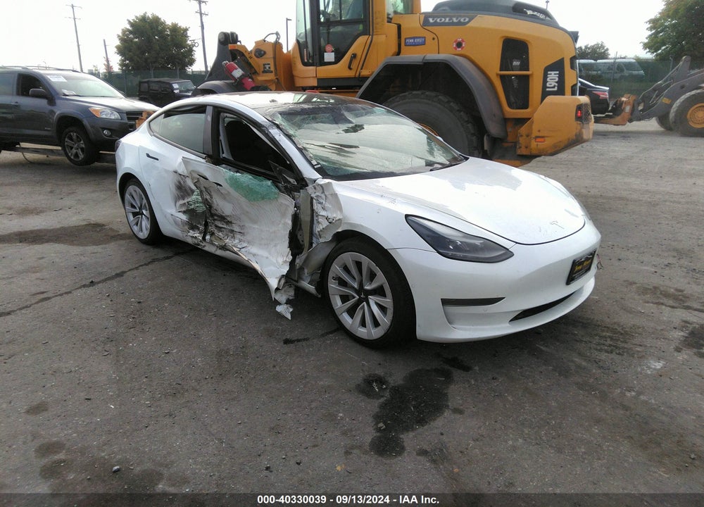 2022 TESLA MODEL 3 VIN: 5YJ3E1EA2NF286884