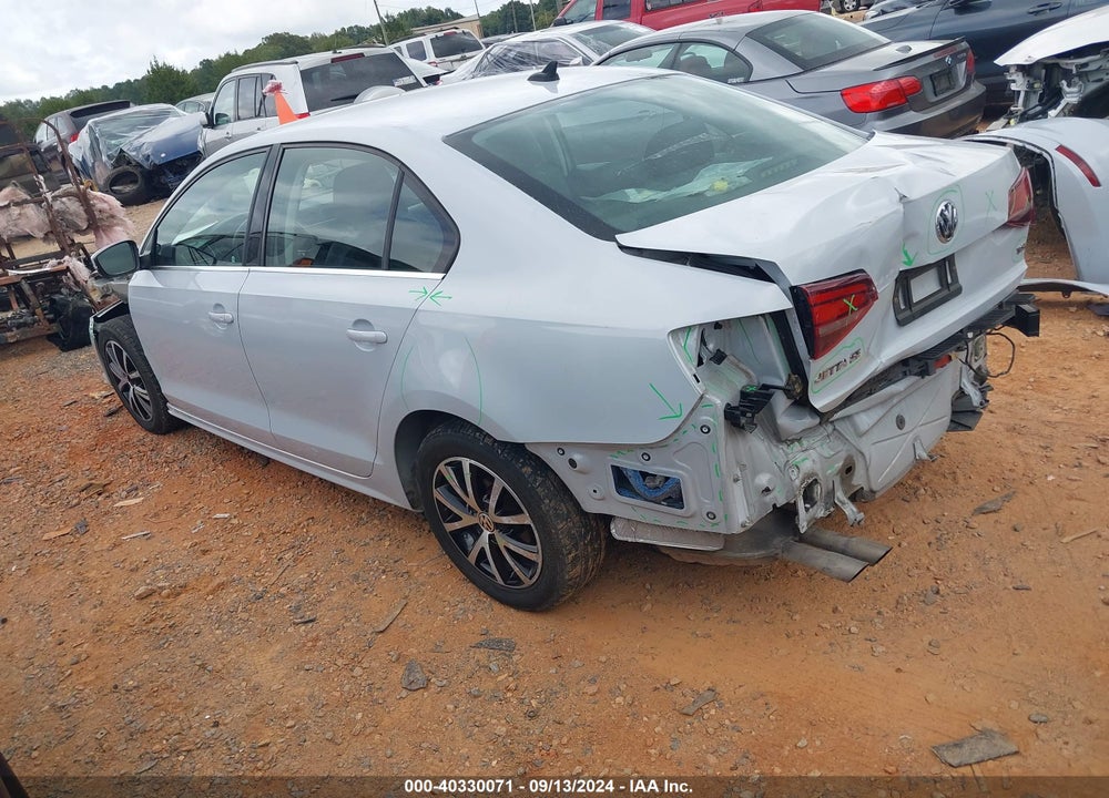 2017 VOLKSWAGEN JETTA 1.4T SE VIN: 3VWDB7AJ8HM346542