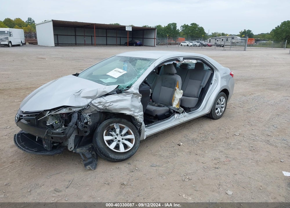 2014 TOYOTA COROLLA LE VIN: 2T1BURHE2EC036528