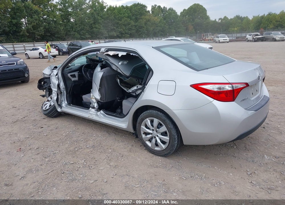 2014 TOYOTA COROLLA LE VIN: 2T1BURHE2EC036528