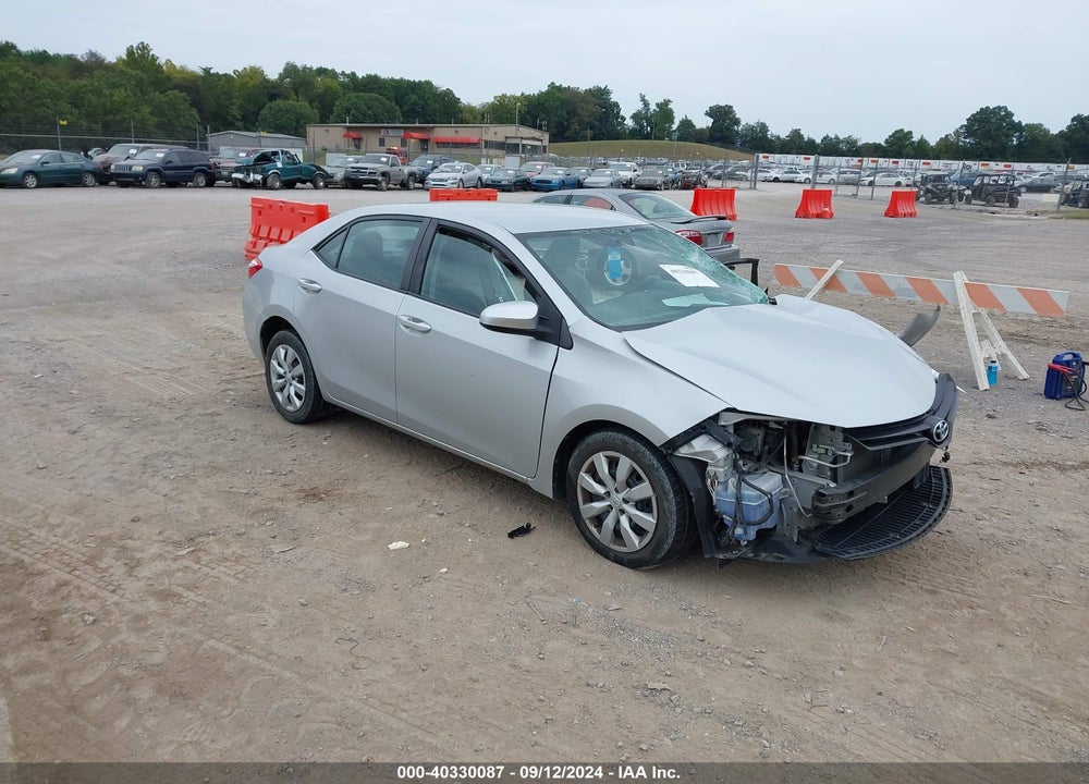 2014 TOYOTA COROLLA LE VIN: 2T1BURHE2EC036528