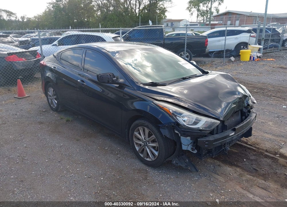 2014 HYUNDAI ELANTRA SE VIN: 5NPDH4AE0EH532144