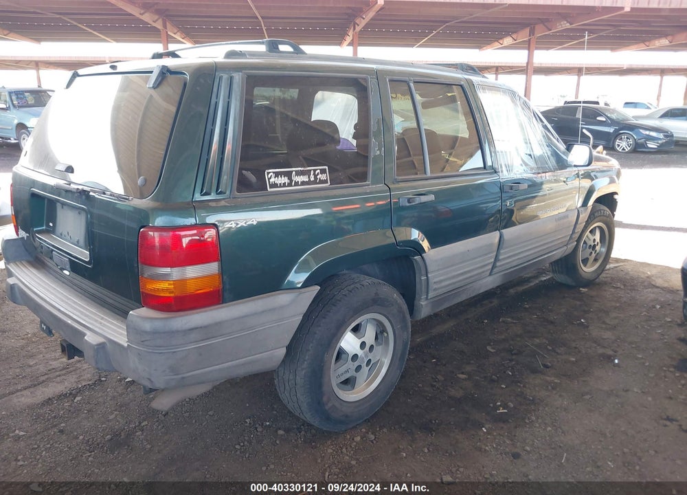 1998 JEEP GRAND CHEROKEE LAREDO VIN: 1J4GZ58S3WC237543