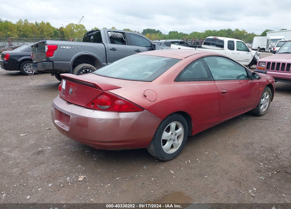 2000 MERCURY COUGAR I4 VIN: 1ZWFT6031Y5622449