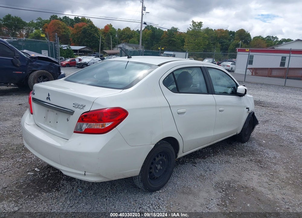 2017 MITSUBISHI MIRAGE G4 ES VIN: ML32F3FJ8HHF09653