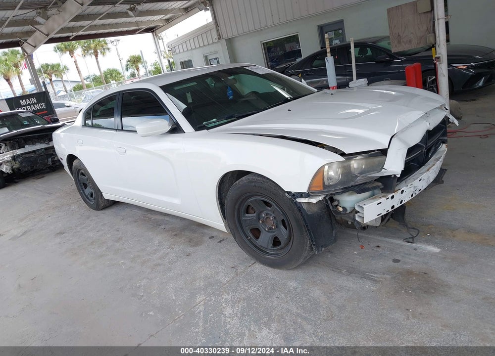 2013 DODGE CHARGER POLICE VIN: 2C3CDXAT5DH593458