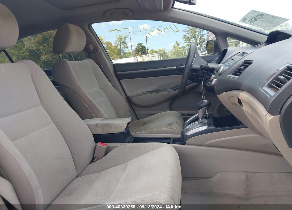 2009 HONDA CIVIC EX VIN: 19XFA168X9E041671