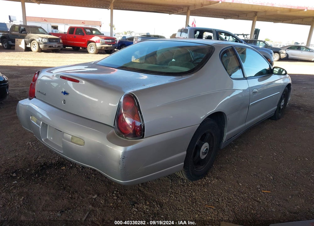 2004 CHEVROLET MONTE CARLO LS VIN: 2G1WW12E549330194