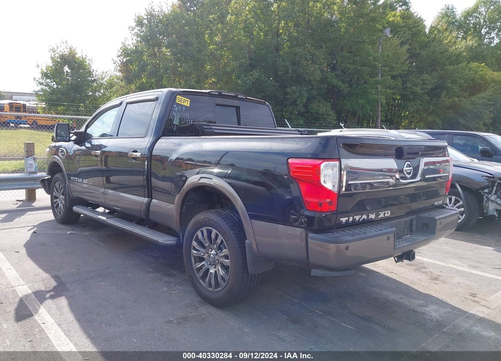 2017 NISSAN TITAN XD PLATINUM RESERVE DIESEL VIN: 1N6BA1F43HN567661