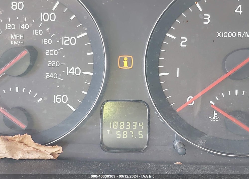 2008 VOLVO S40 2.4I VIN: YV1MS390X82357924