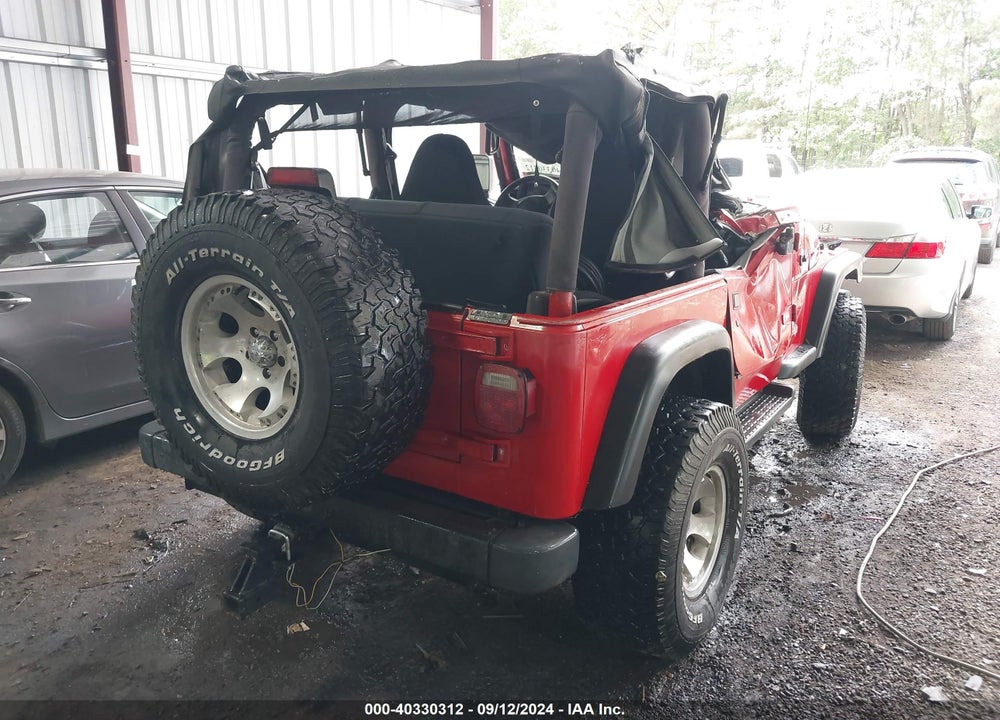 1998 JEEP WRANGLER / VIN: 1J4FY29P4WP758609