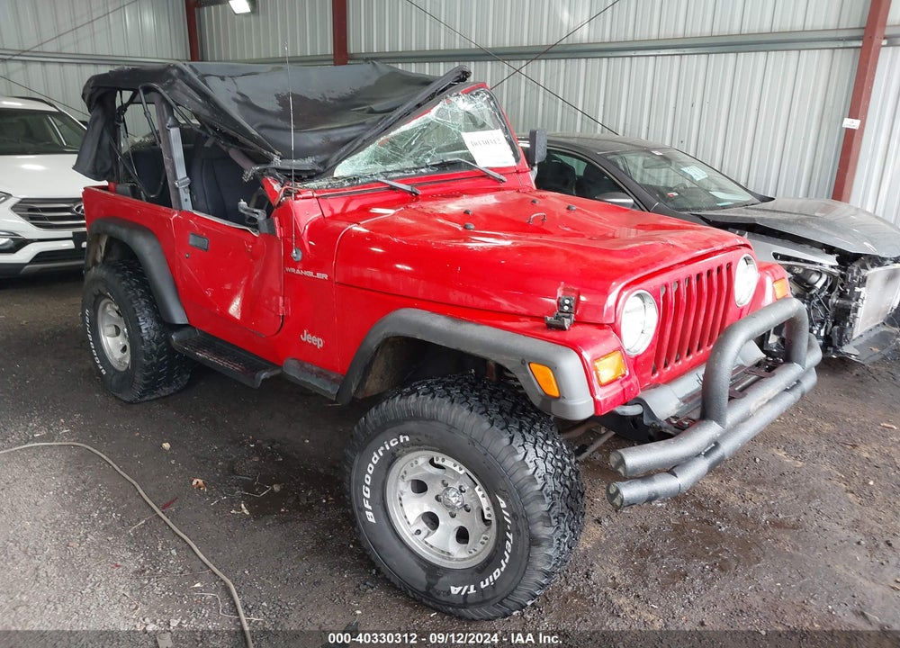 1998 JEEP WRANGLER / VIN: 1J4FY29P4WP758609