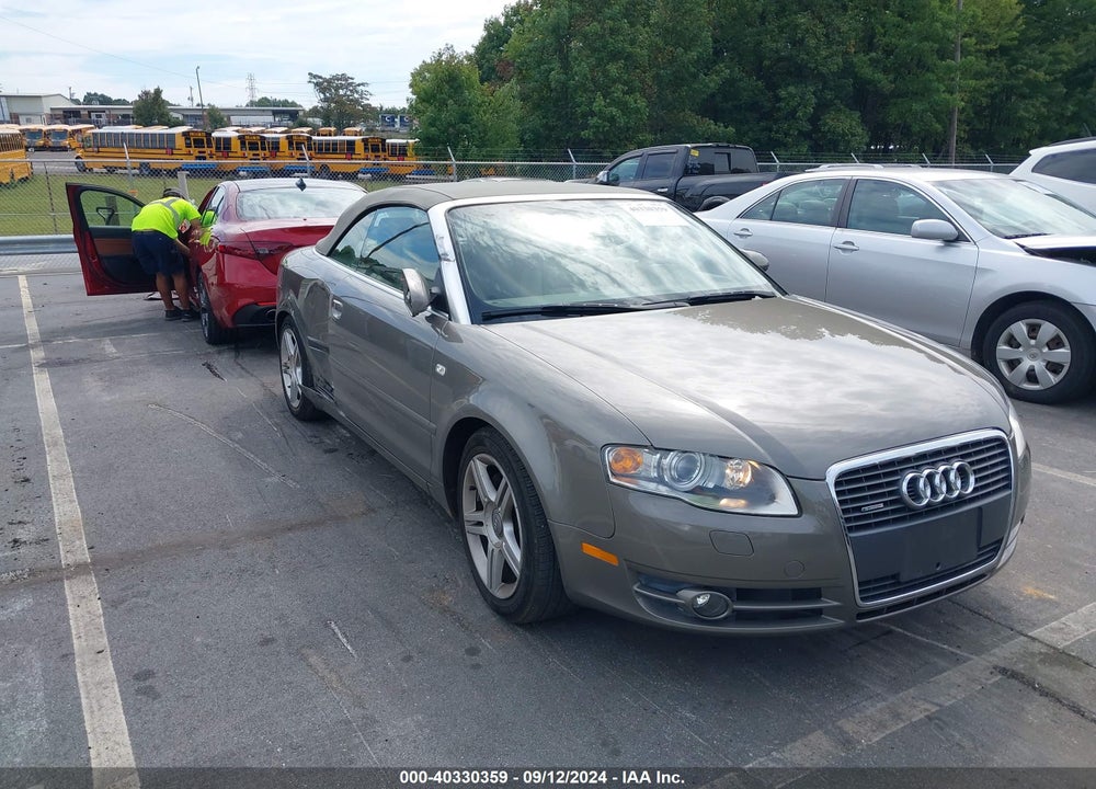 2007 AUDI A4 2.0T VIN: WAUDF48HX7K030085
