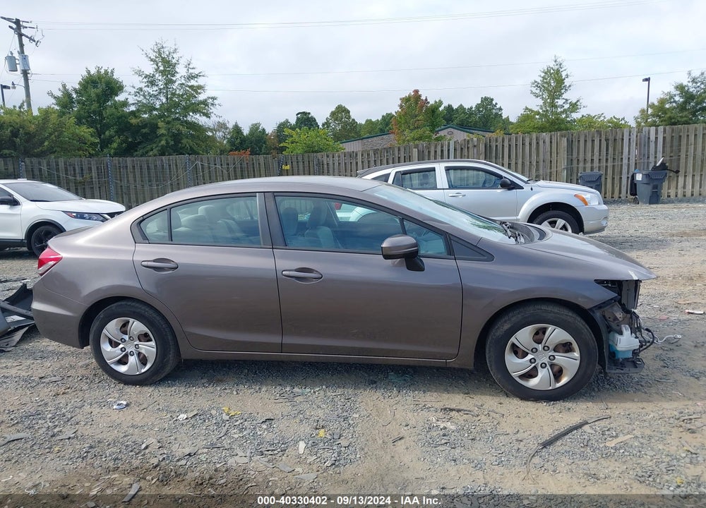 2014 HONDA CIVIC LX VIN: 19XFB2F5XEE232896