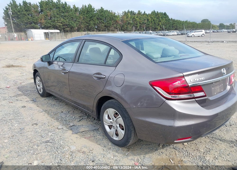 2014 HONDA CIVIC LX VIN: 19XFB2F5XEE232896