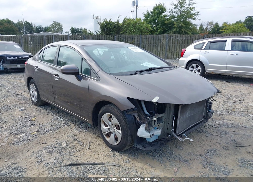 2014 HONDA CIVIC LX VIN: 19XFB2F5XEE232896