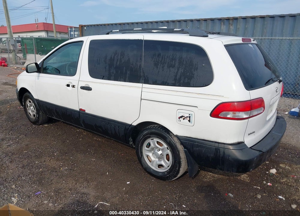 2001 TOYOTA SIENNA LE VIN: 4T3ZF13C51U386056