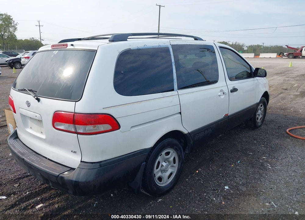 2001 TOYOTA SIENNA LE VIN: 4T3ZF13C51U386056