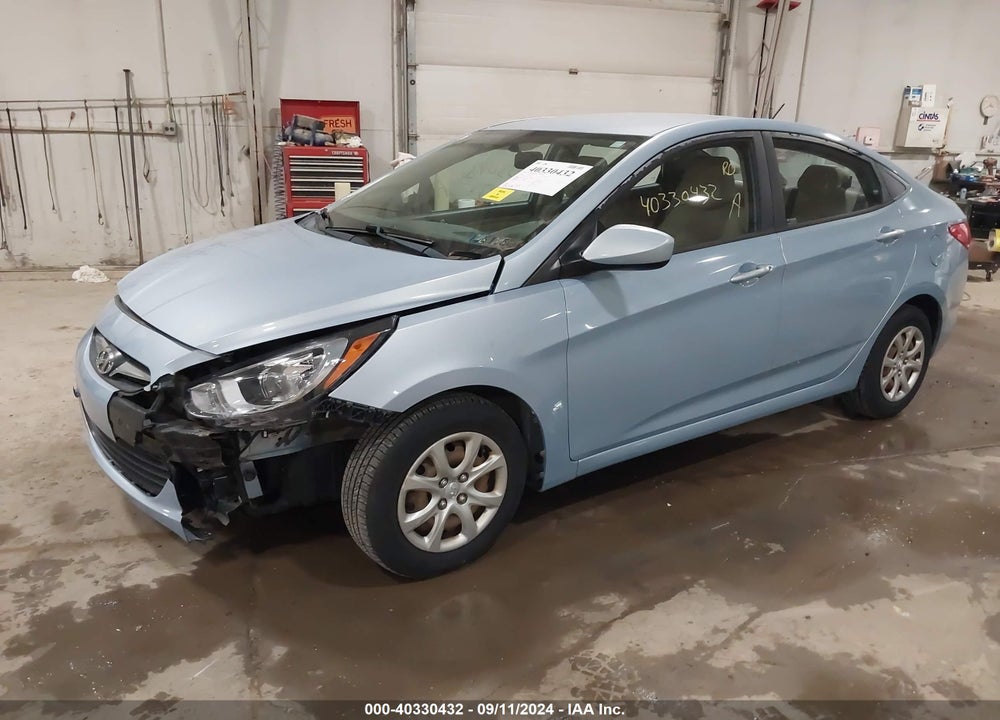 2013 HYUNDAI ACCENT GLS VIN: KMHCT4AE9DU486789