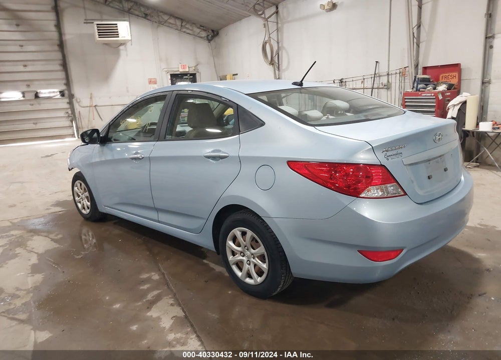 2013 HYUNDAI ACCENT GLS VIN: KMHCT4AE9DU486789