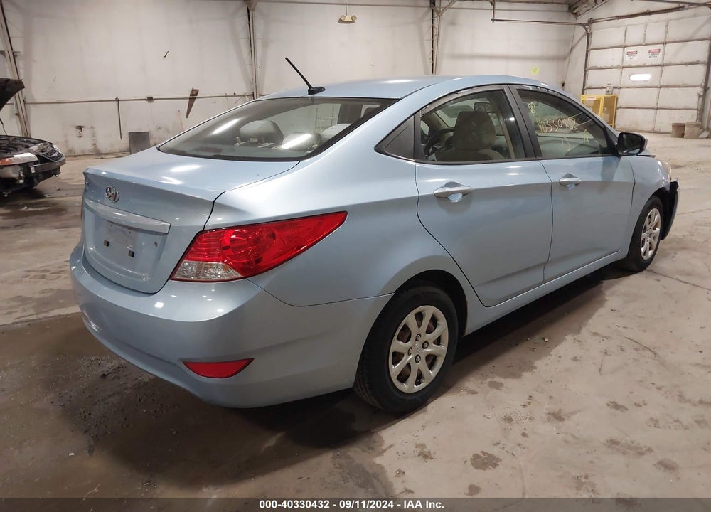 2013 HYUNDAI ACCENT GLS VIN: KMHCT4AE9DU486789