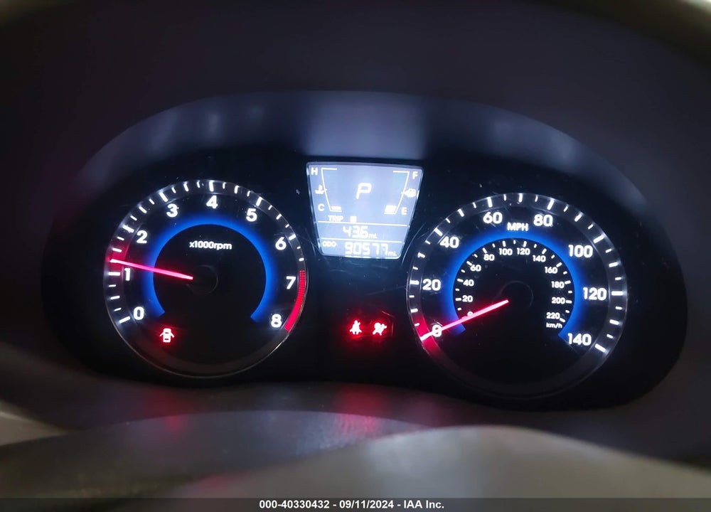 2013 HYUNDAI ACCENT GLS VIN: KMHCT4AE9DU486789