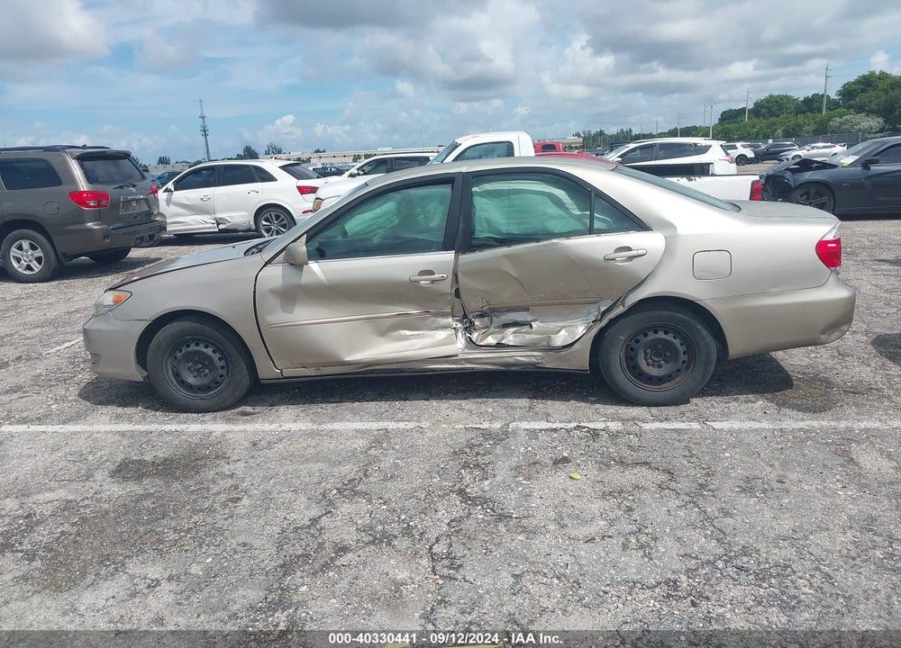 2005 TOYOTA CAMRY LE VIN: 4T1BE30K95U053868