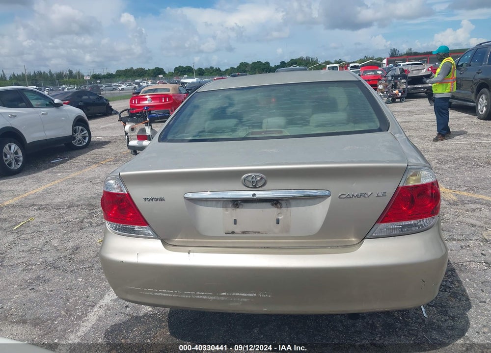 2005 TOYOTA CAMRY LE VIN: 4T1BE30K95U053868