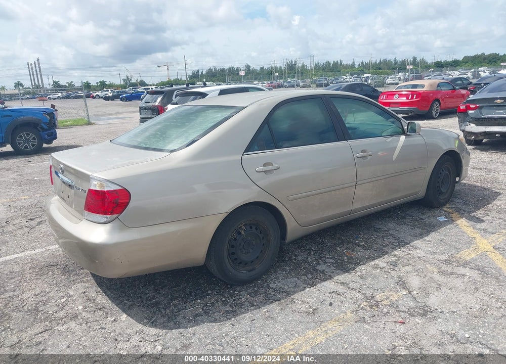 2005 TOYOTA CAMRY LE VIN: 4T1BE30K95U053868