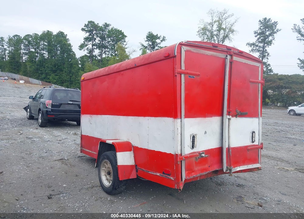 1991 BOX TRAILER VIN: T1040123