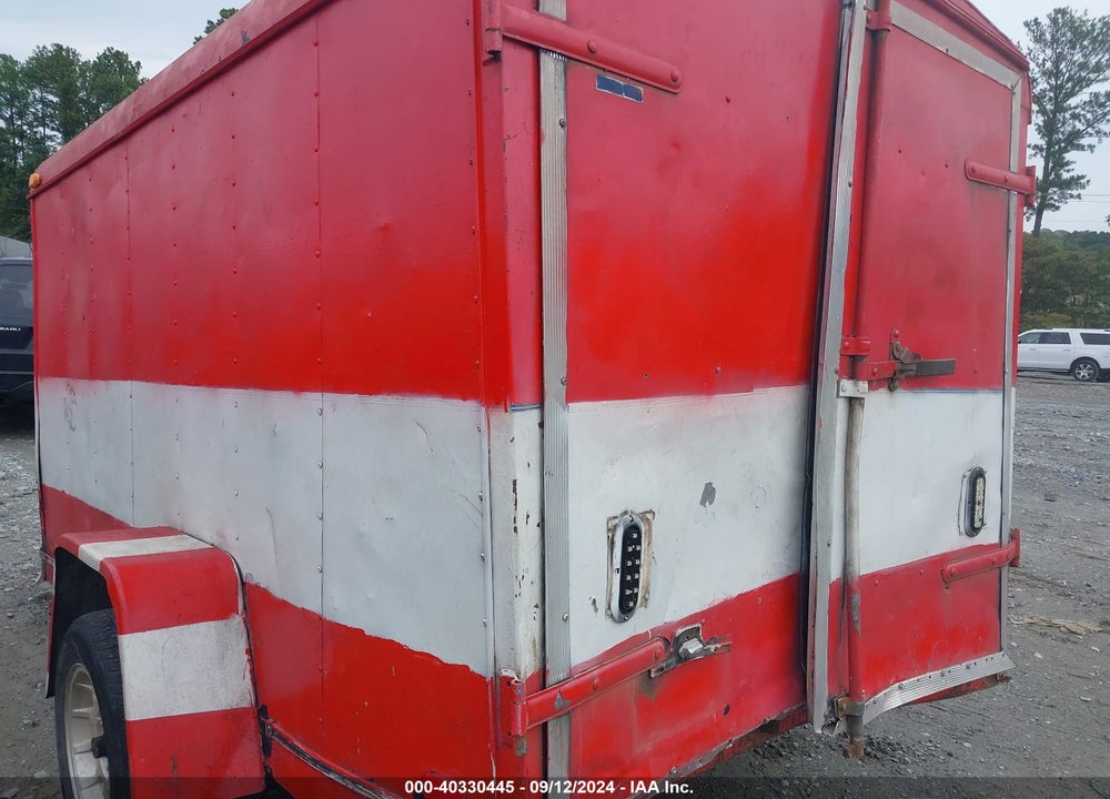 1991 BOX TRAILER VIN: T1040123