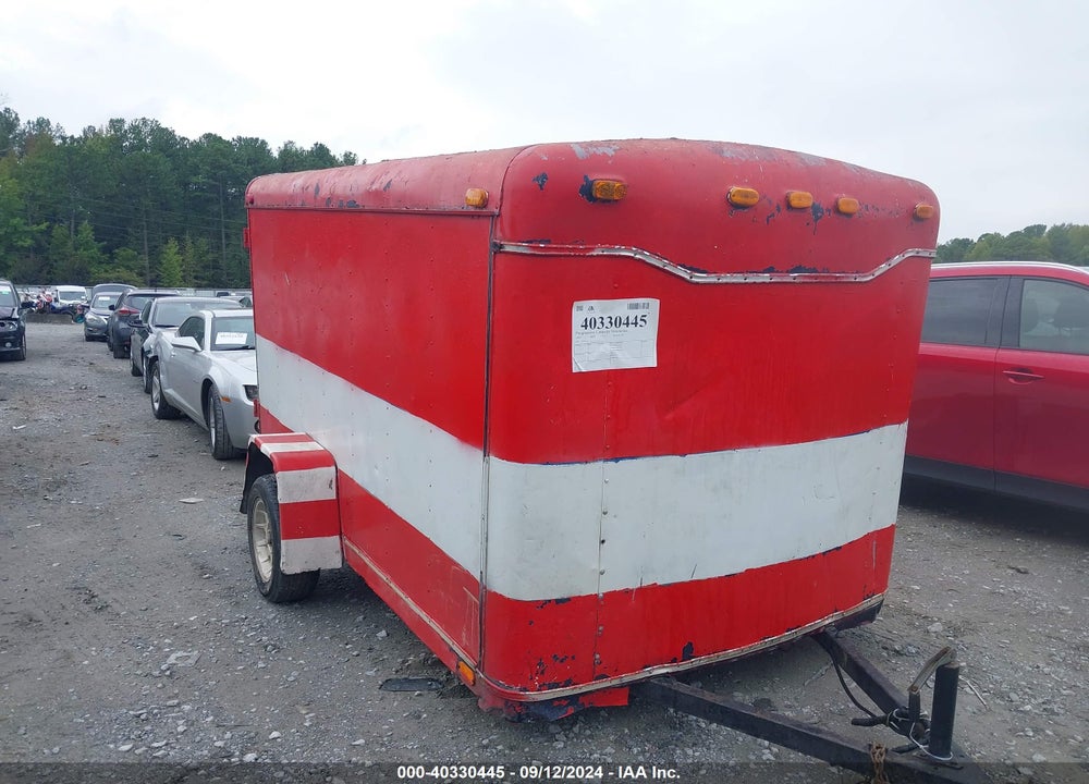 1991 BOX TRAILER VIN: T1040123