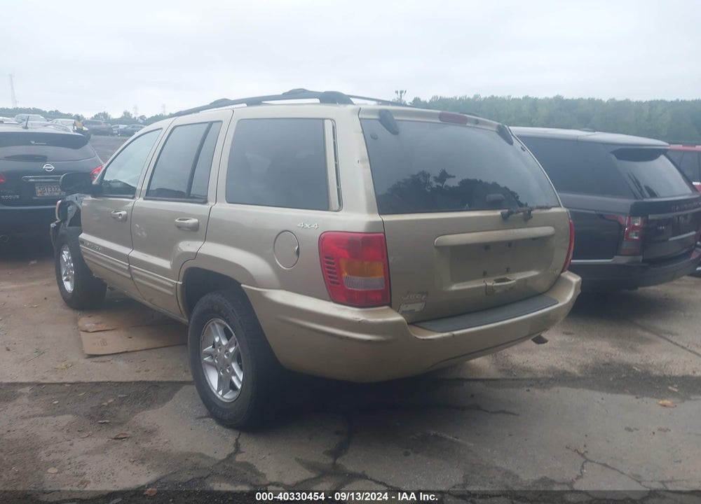 2000 JEEP GRAND CHEROKEE LIMITED VIN: 1J4GW58N2YC339194