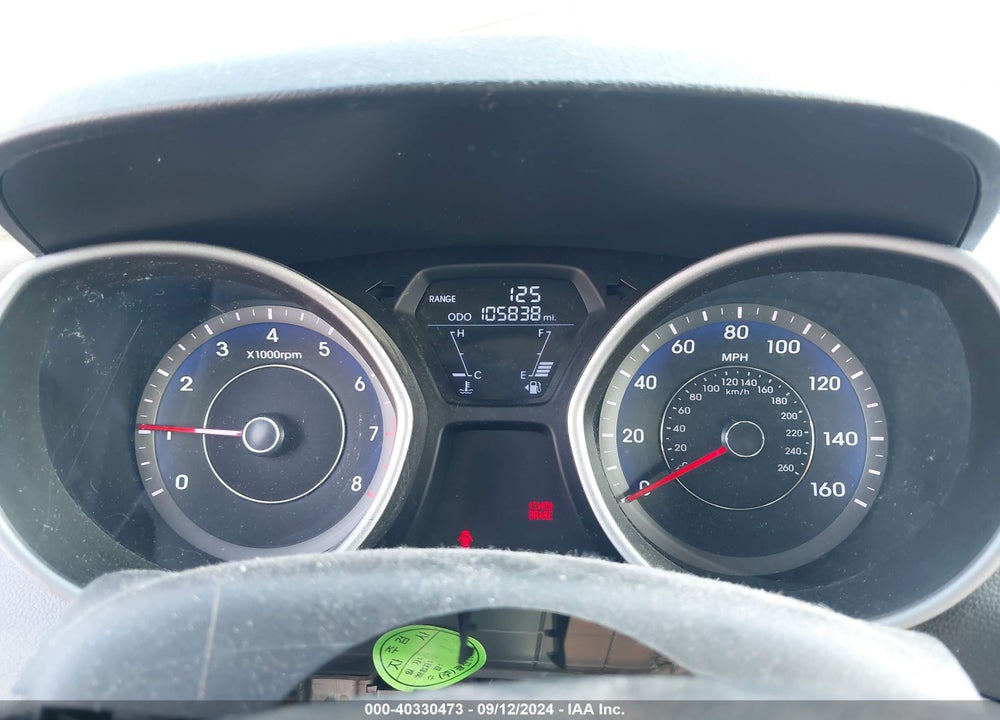 2013 HYUNDAI ELANTRA GS VIN: KMHDH6AE3DU004335