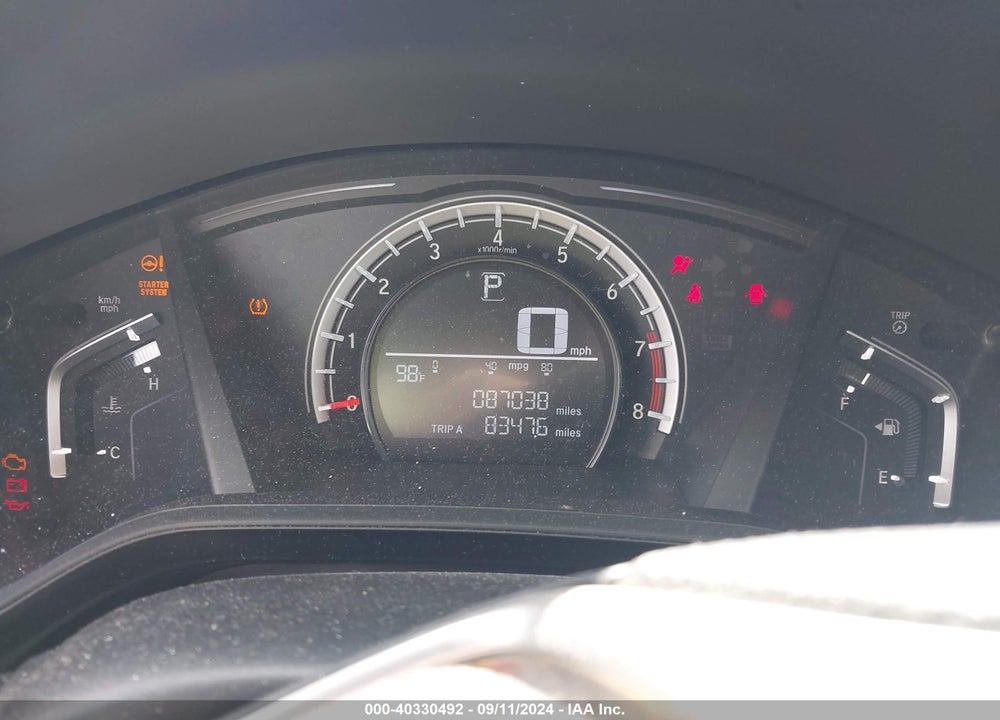 2017 HONDA CR-V LX VIN: 5J6RW5H30HL006466