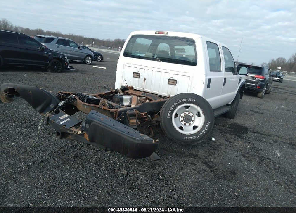 2008 FORD F-250 FX4/KING RANCH/LARIAT/XL/XLT VIN: 1FTSW21568EC92653