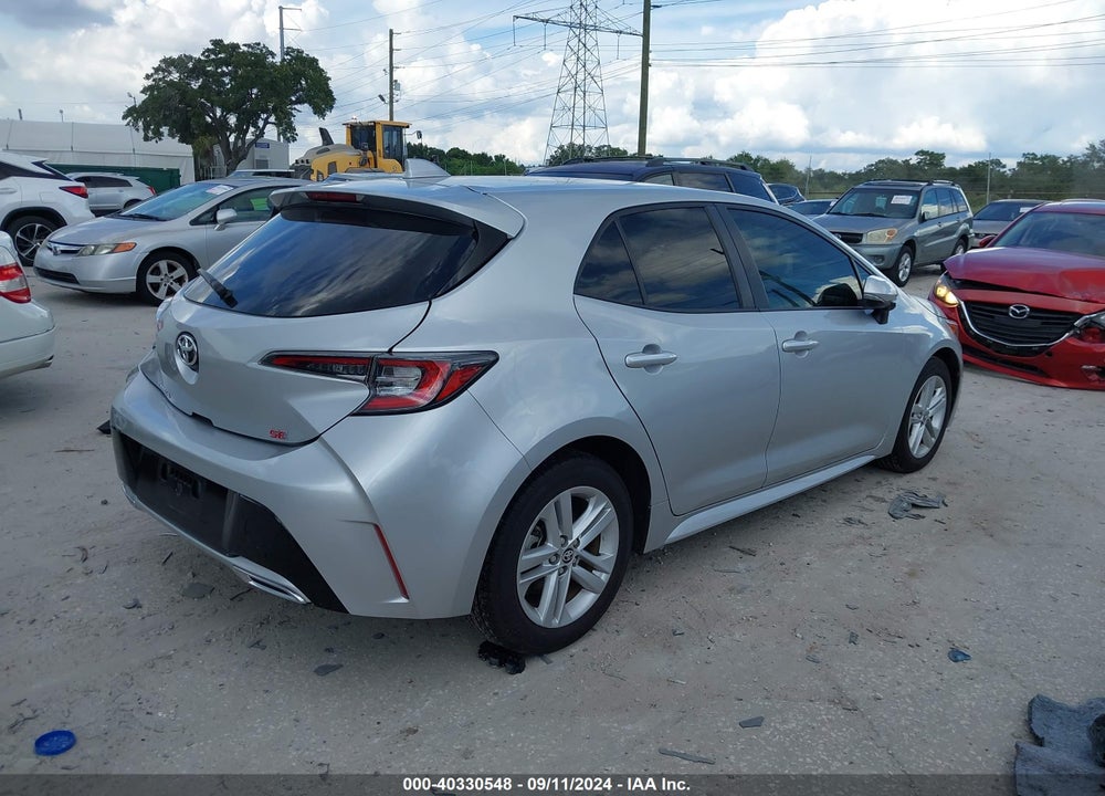 2022 TOYOTA COROLLA SE VIN: JTND4MBE6N3179670