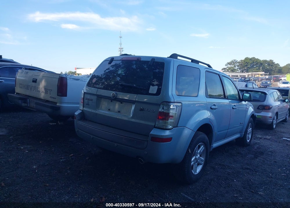 2008 MERCURY MARINER HYBRID VIN: 4M2CU29H68KJ14228