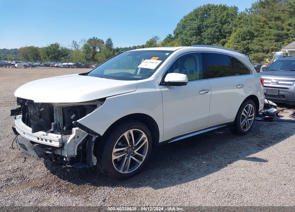 2017 ACURA MDX ADVANCE PACKAGE VIN: 5FRYD3H86HB009624