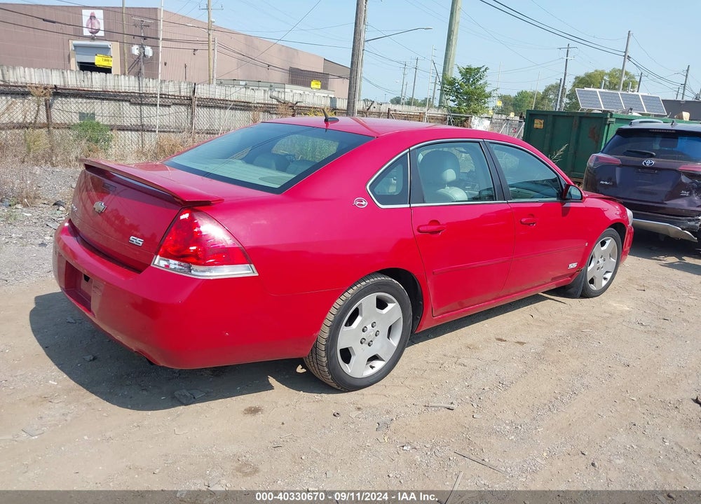2007 CHEVROLET IMPALA  SS VIN: 2G1WD58C379134066