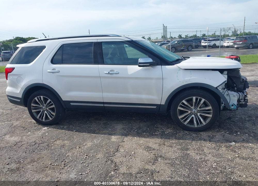 2018 FORD EXPLORER PLATINUM VIN: 1FM5K8HT6JGB85009
