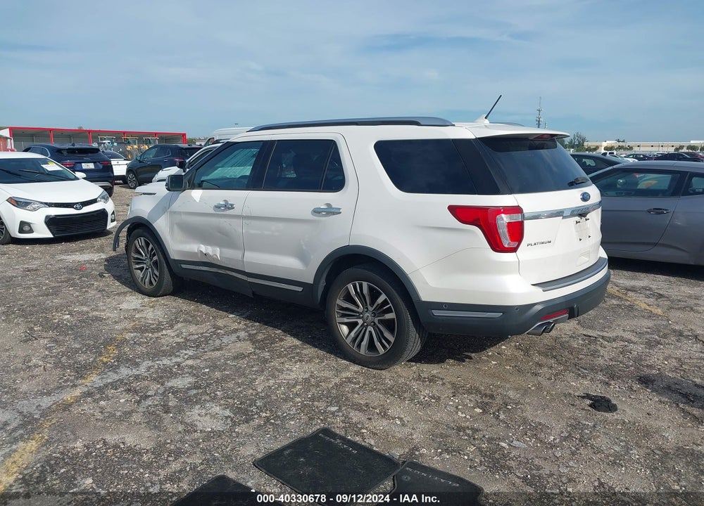 2018 FORD EXPLORER PLATINUM VIN: 1FM5K8HT6JGB85009
