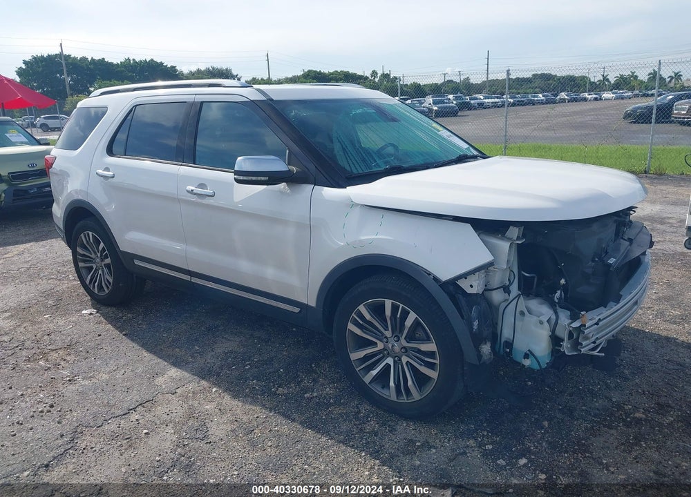2018 FORD EXPLORER PLATINUM VIN: 1FM5K8HT6JGB85009