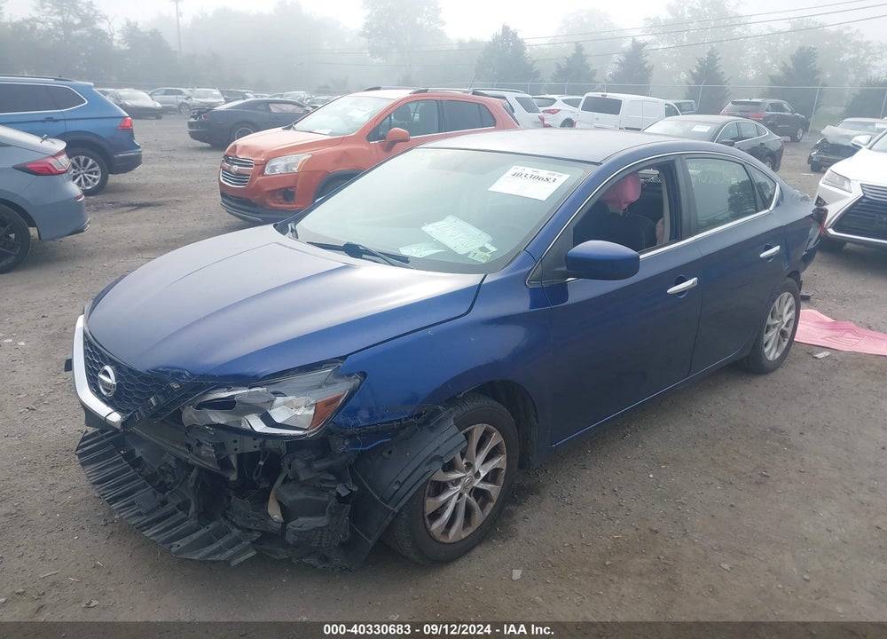 2018 NISSAN SENTRA SV VIN: 3N1AB7AP8JY268596